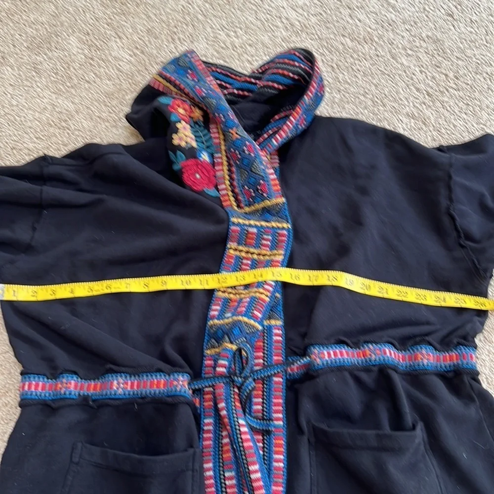 NWT! Johnny Was XL Tia embroidered hooded anorak coat.